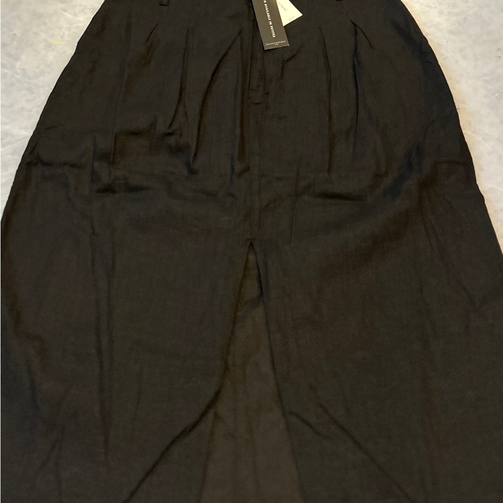 Banana Republic Classic Black Linen Blend Skirt